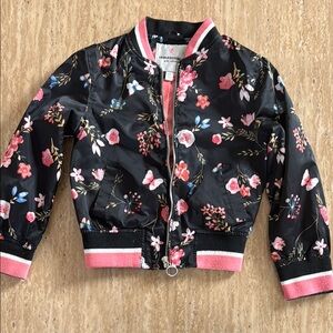 Urban Republic Black Puffer Jacket with Ribbed Trim